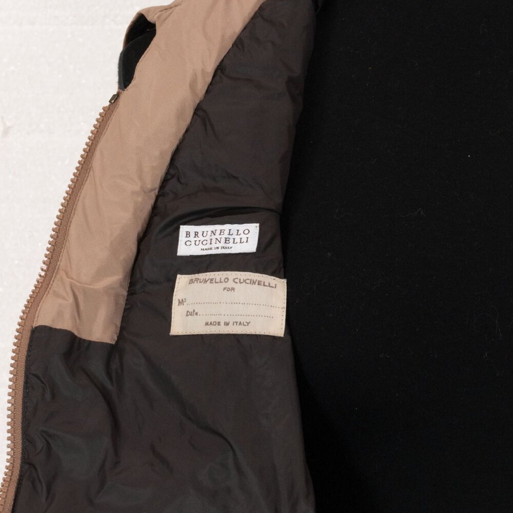 Brunello Cucinelli Beige Quilted Down Vest - Picture 8 of 8